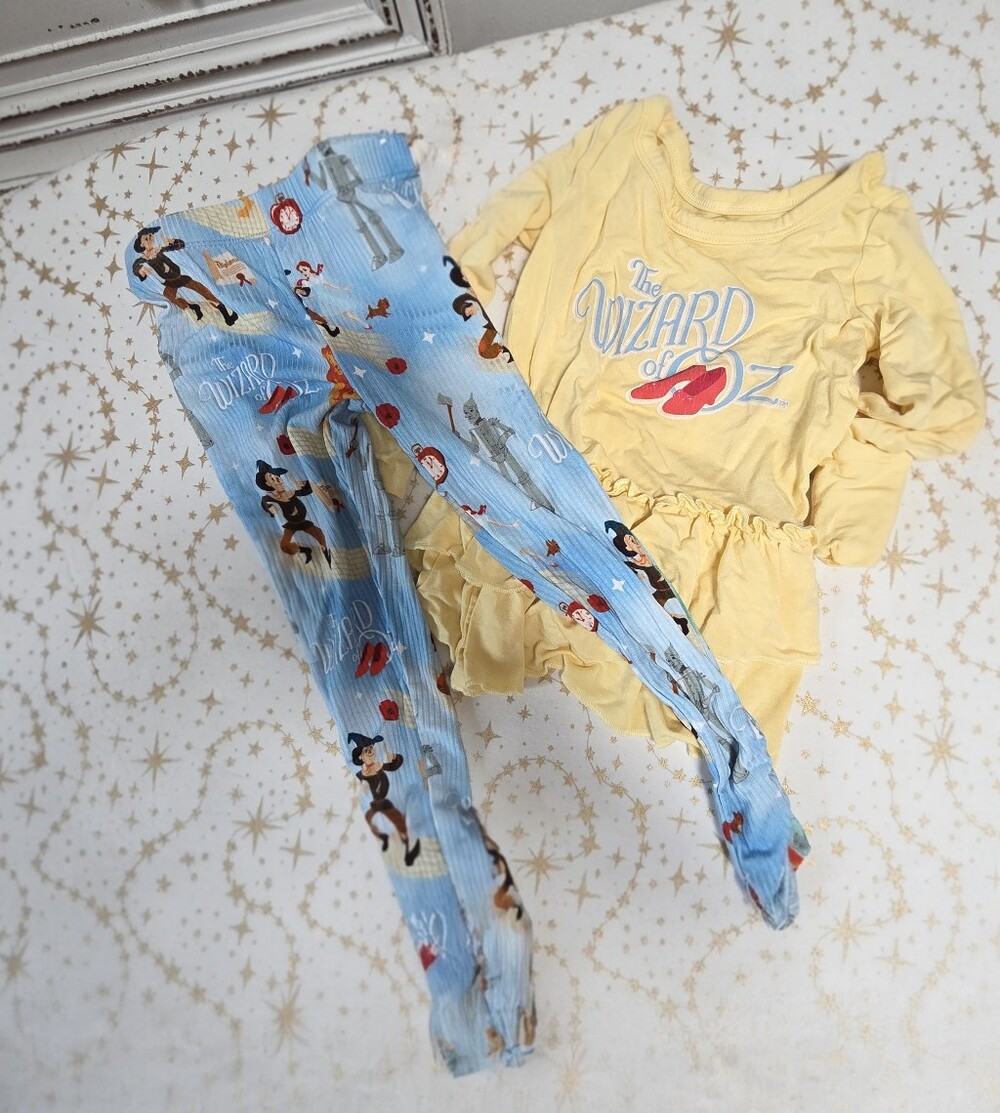 Wizard of Oz Kids Yellow Top with Blue Character Pants BUMSB & ROSES